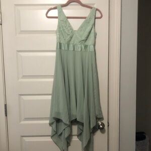 Ever Pretty Mint Green V-Neck Dress